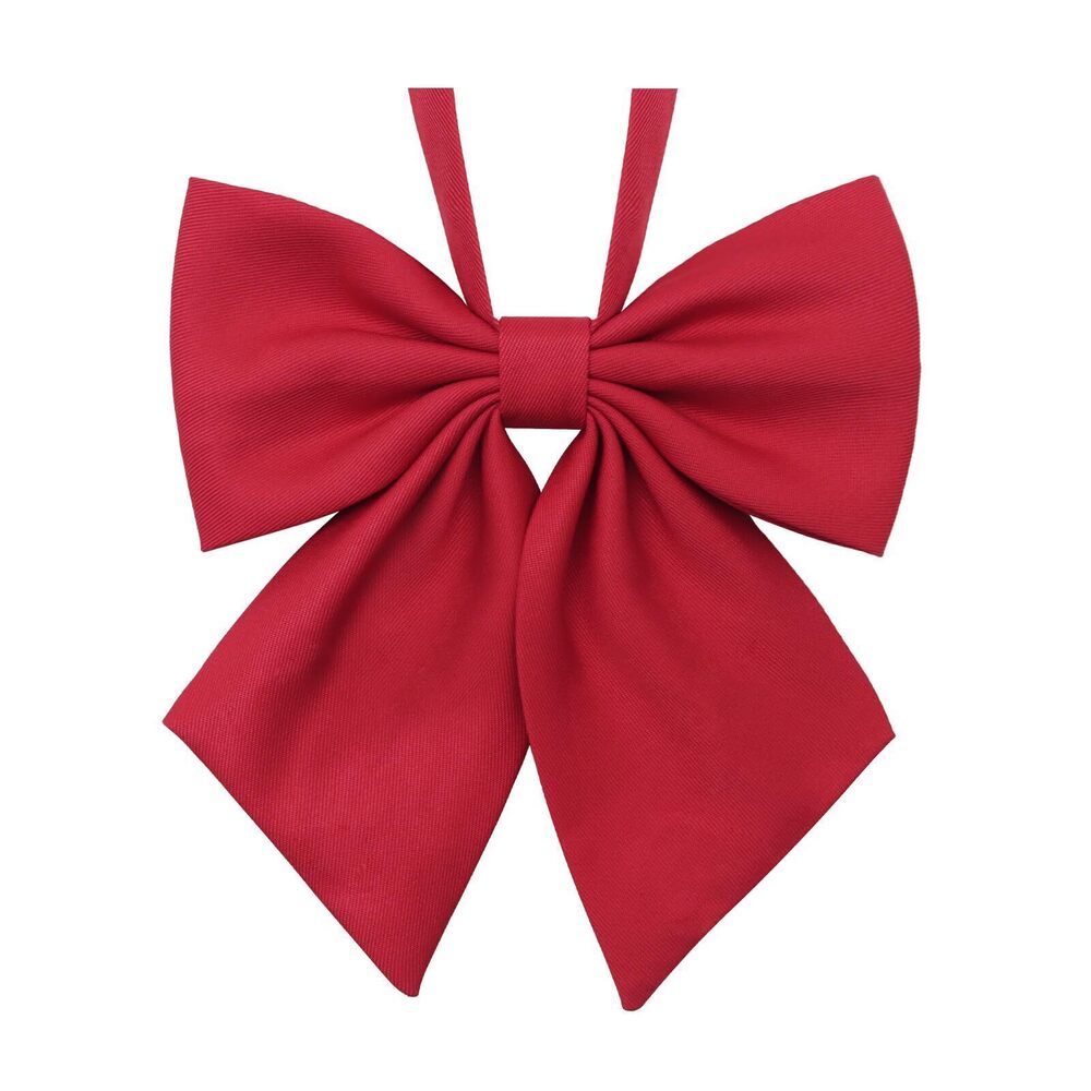 6971 Classic Solid Color Bow Tie Gril, Bow Tie Adjustable Pre-Tied Bowtie